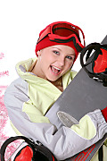 Lucianna Snowboarder istripper model