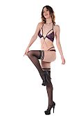 Mia De Vil Purple Chain istripper model