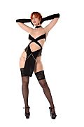 Lana Lane Sophisticated Dress istripper model