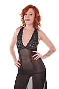Cherry Candle Attractive Ginger istripper model