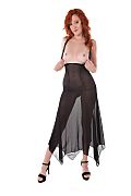 Cherry Candle Attractive Ginger istripper model