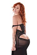 Cherry Candle Attractive Ginger istripper model