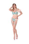 Stella Cardo Fluffy Lingerie istripper model