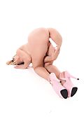 Stella Cardo Fluffy Lingerie istripper model