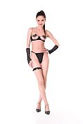 Ave Deva Glitter Hearts istripper model