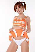 Dolly Dyson Orange Supporter istripper model